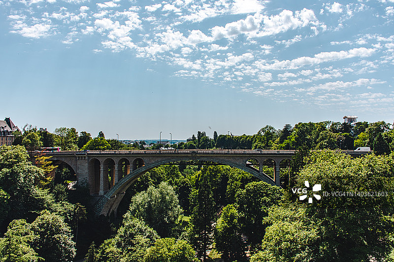 卢森堡阿道夫桥图片素材