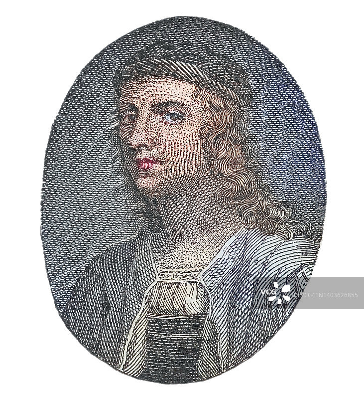 拉斐尔（文艺复兴时期意大利画家和建筑师）肖像图片素材