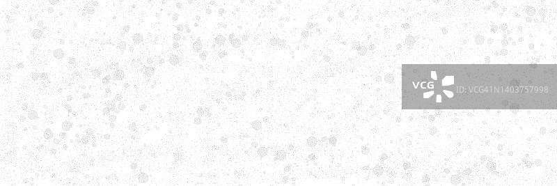 白色纸背景上的灰色颜料点扩散抽象艺术作品，当代艺术，艺术纸，框架文案空间，抽象背景2500x7500图片素材