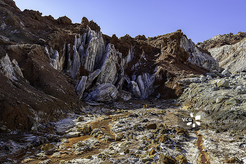 藏红花山谷细节图图片素材