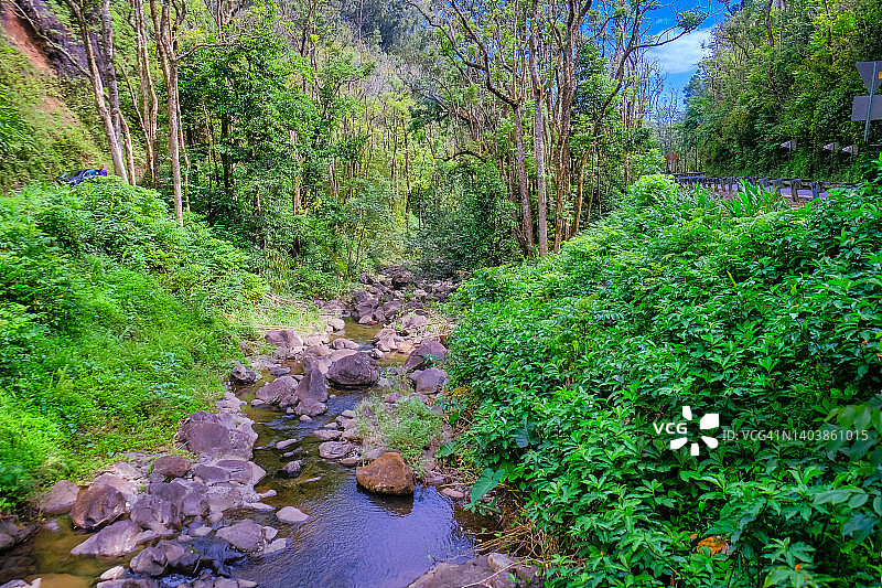 哈纳公路风景驾驶之旅—美国夏威夷毛伊岛图片素材