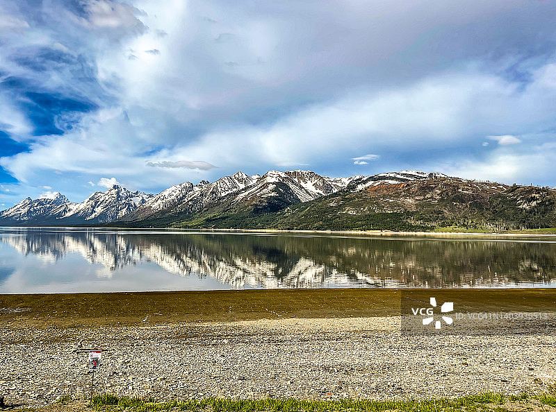 雄伟的提顿山脉图片素材