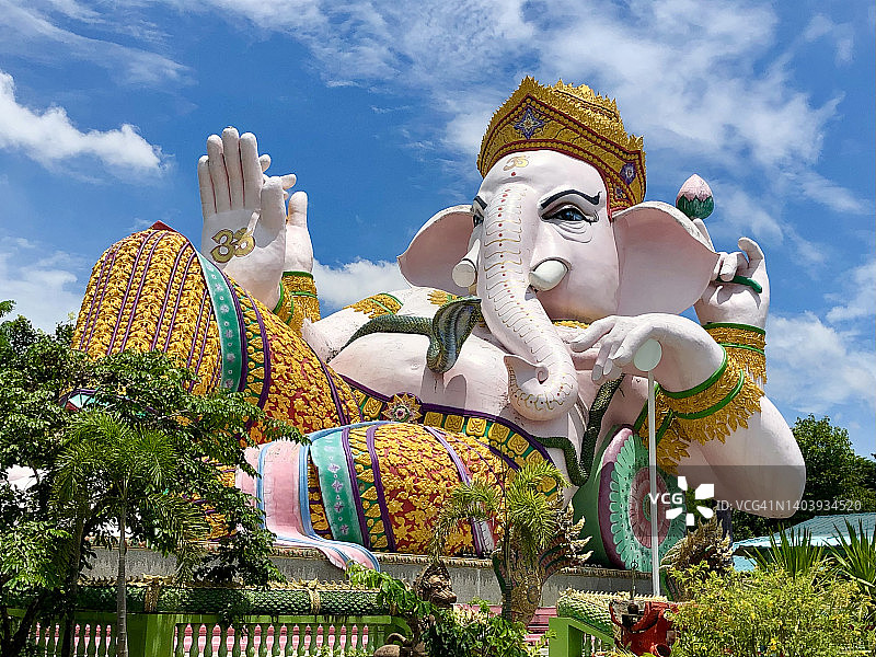 象头神：印度教万神殿中最著名和最受崇拜的神灵之一图片素材