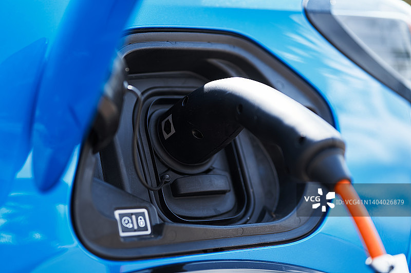 电动汽车充电枪图片素材