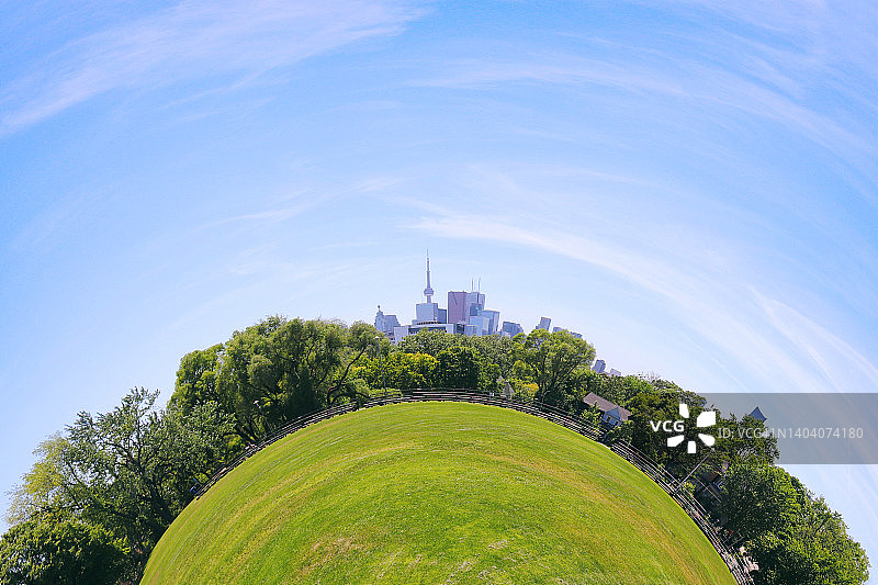 多伦多星球的绿色世界图片素材