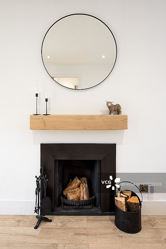 房屋休息室壁炉内饰图片素材