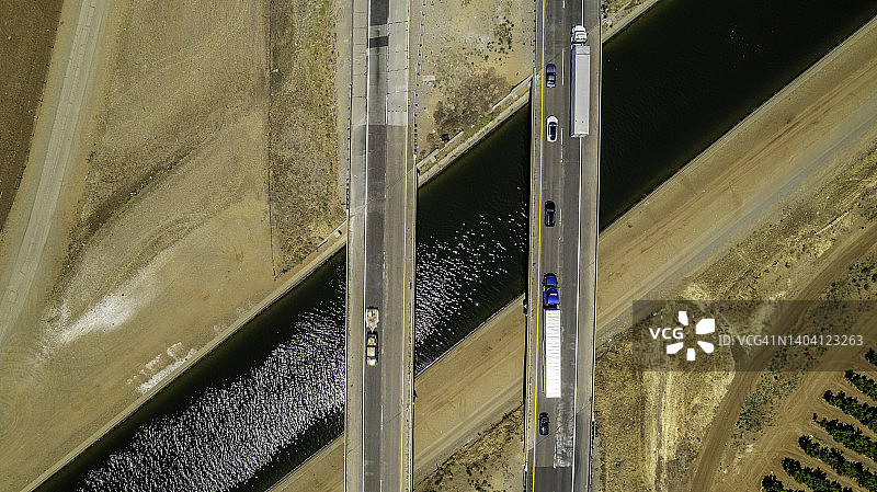 加利福尼亚输水渠图片素材
