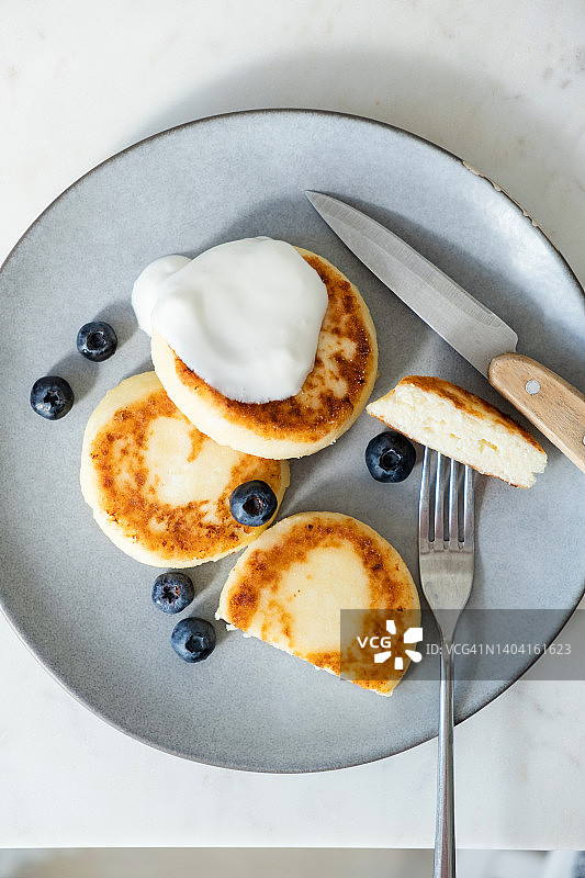 俄式奶酪煎饼图片素材