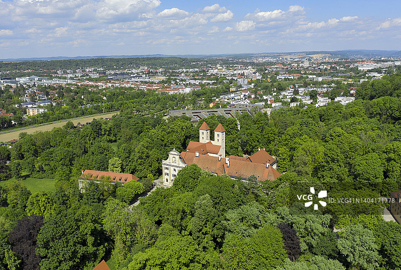 雷根斯堡的普吕夫宁修道院图片素材