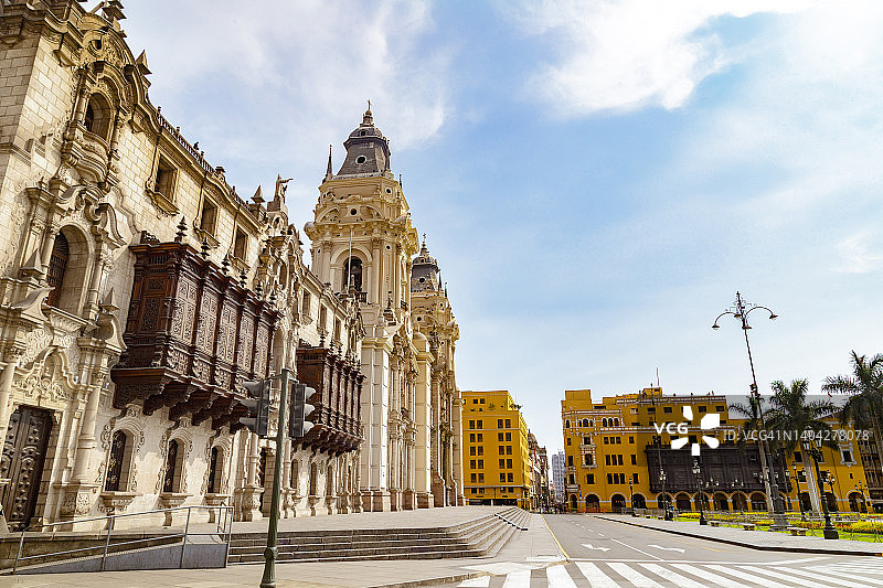 秘鲁利马大教堂图片素材