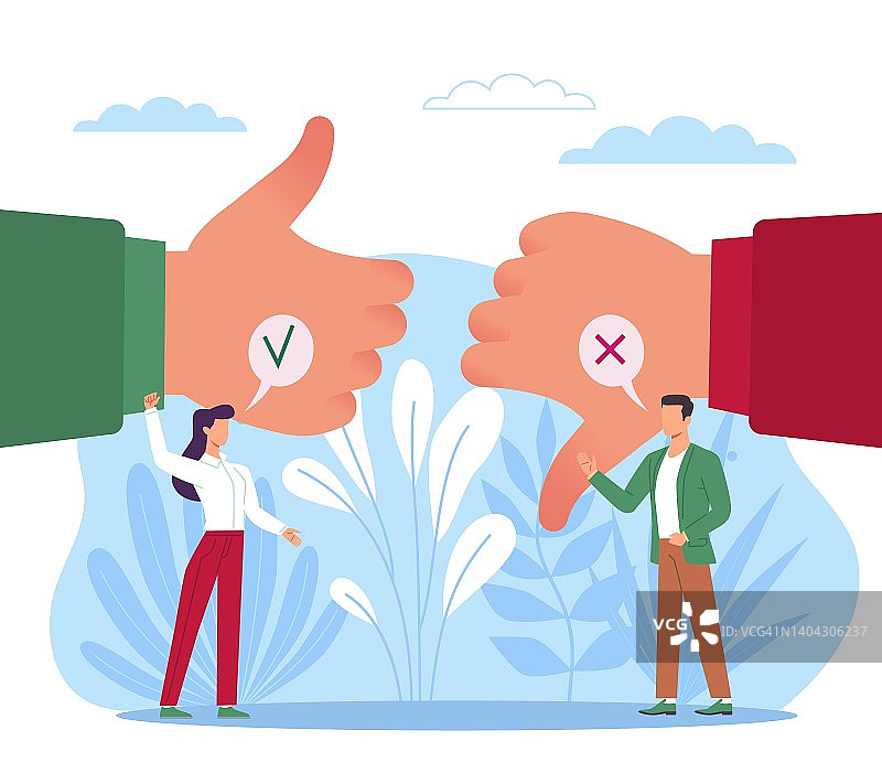 正能量与负能量的选择：利弊分析决策概念图片素材