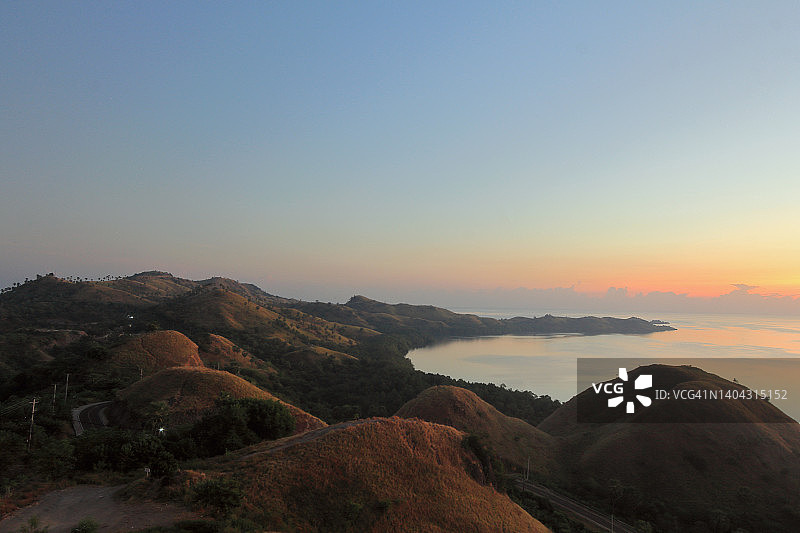 拉布安巴焦的晨光美景图片素材