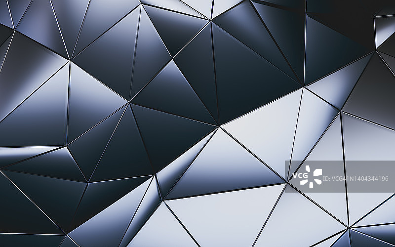 多边形背景的抽象3D渲染图片素材