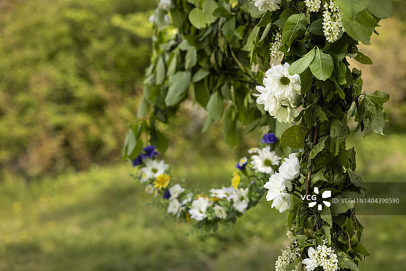 仲夏花环特写图片素材