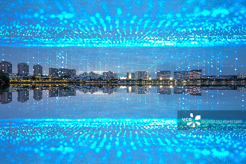 智慧城市概念图图片素材