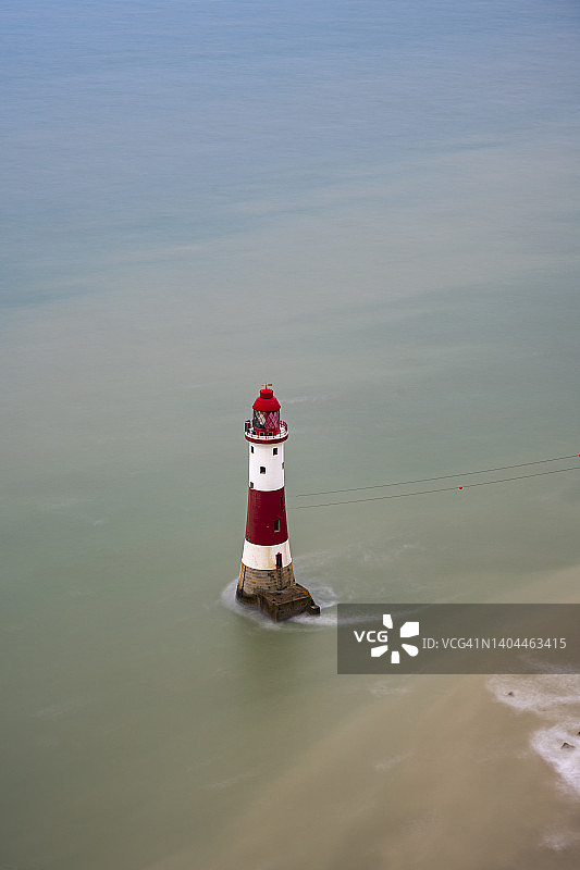 英国侏罗纪海岸的灯塔图片素材