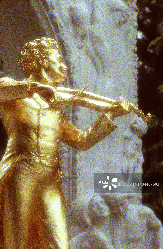 施特劳斯纪念碑特写图片素材