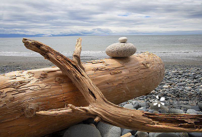 宁静的海滩风光图片素材