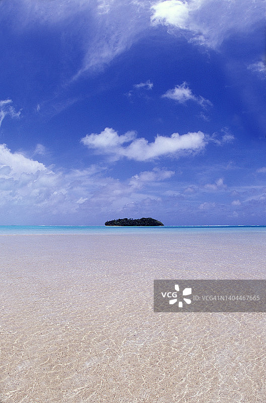 南太平洋小岛图片素材