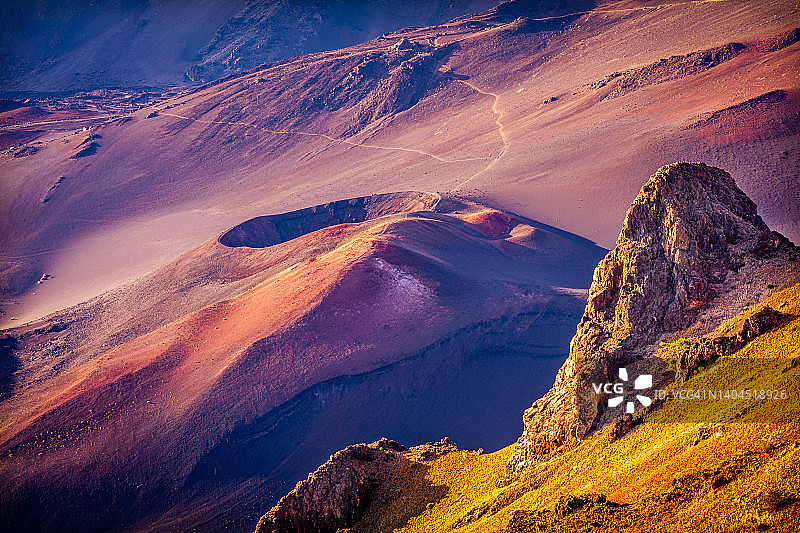哈雷阿卡拉火山锥图片素材