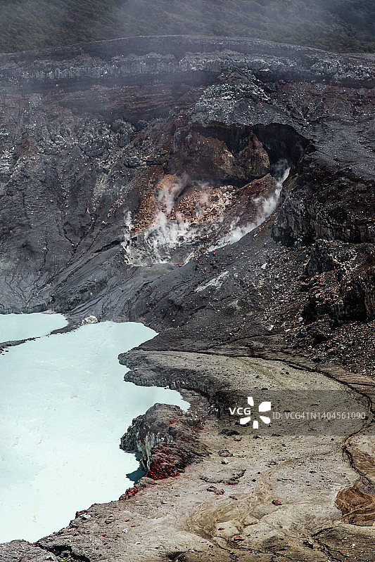 波阿斯火山图片素材