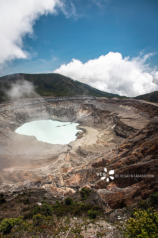 波阿斯火山图片素材