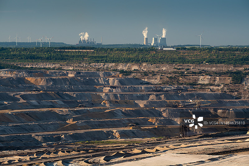 汉巴赫露天矿图片素材