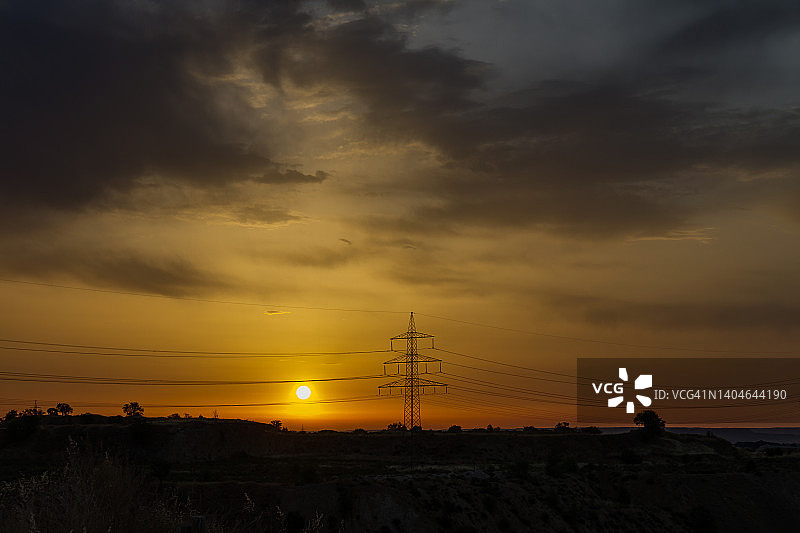 又一个酷暑的黎明图片素材