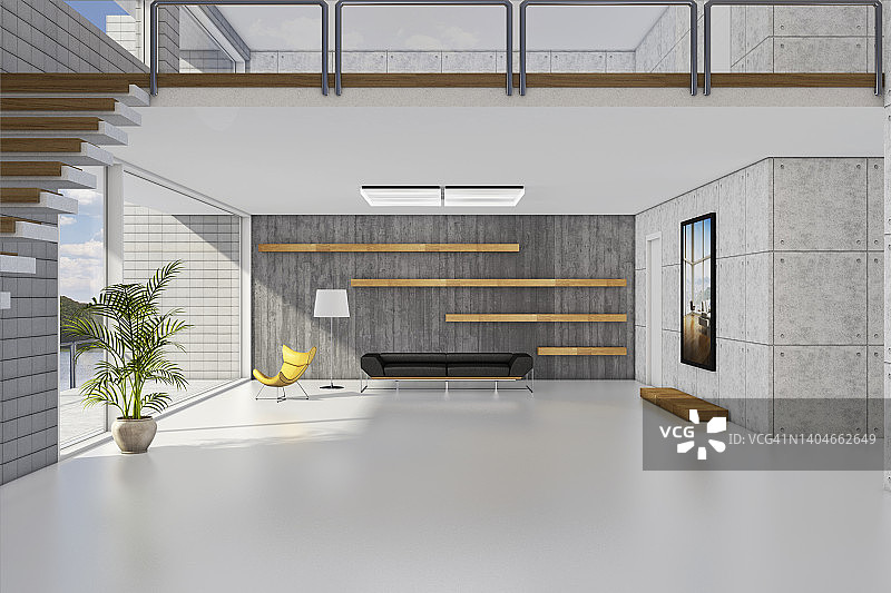 CG合成建筑室内背景图片素材