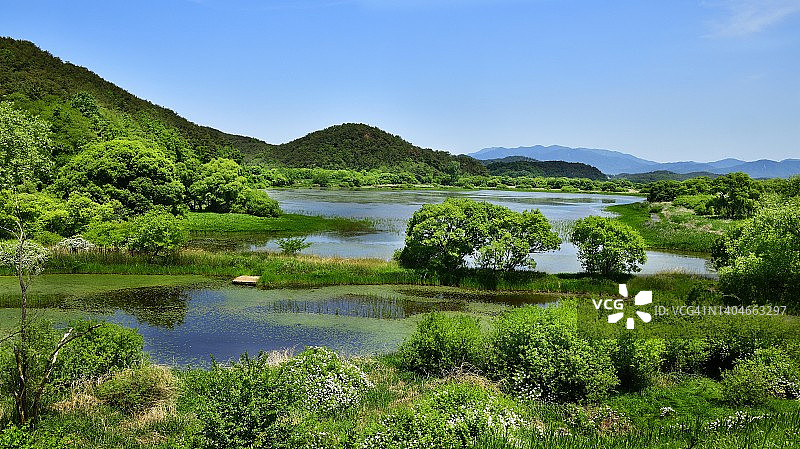 韩国昌宁郡牛浦湿地生态公园图片素材