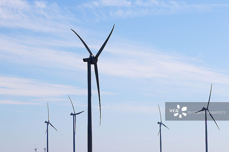 风力涡轮机图片素材