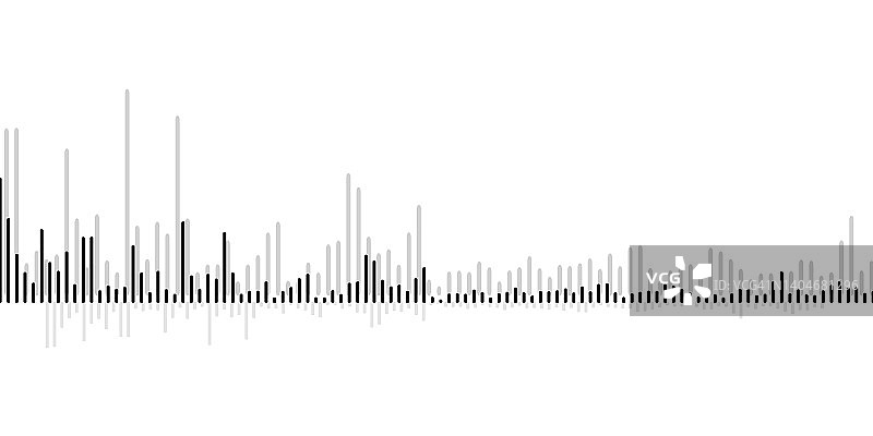 抽象音频波形可视化图片素材