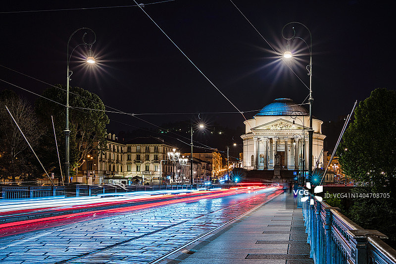 意大利都灵夜景图片素材