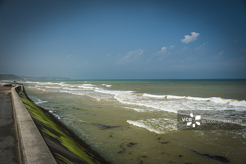 阿斯内勒：1944年D日黄金海滩图片素材