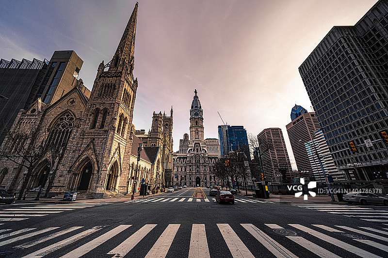 美国费城市政厅图片素材