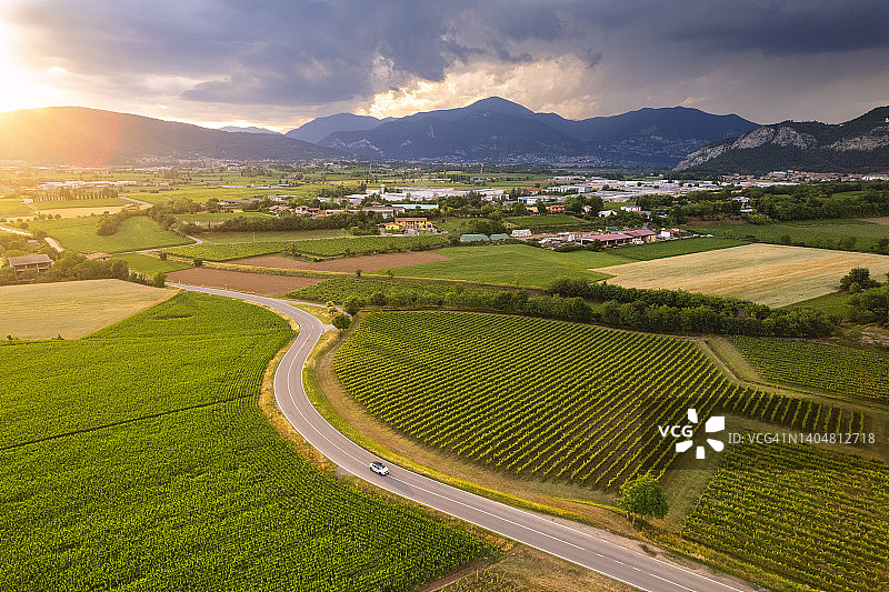 葡萄酒之路图片素材