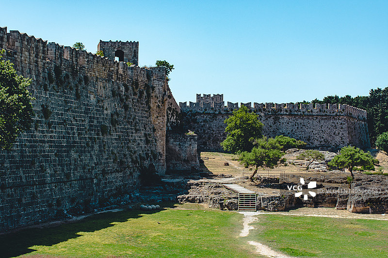 罗德岛的防御工事图片素材