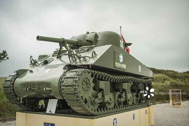 犹他海滩-法国第二装甲师纪念馆图片素材