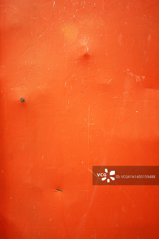 巴黎的橙色金属锈迹板图片素材