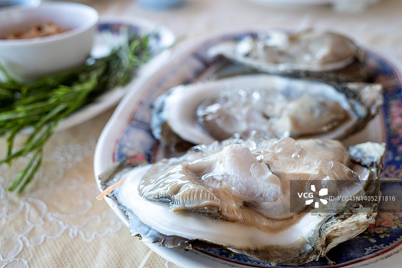 泰式新鲜牡蛎图片素材
