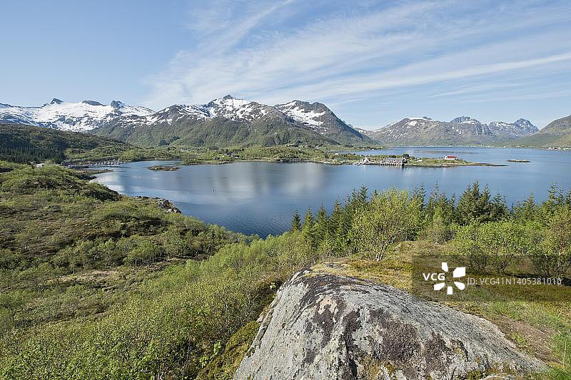 挪威斯沃尔韦尔的奥斯特内塞特观景点图片素材
