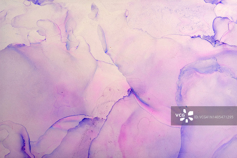 酒精油墨邀请和流体图案照片。图片素材