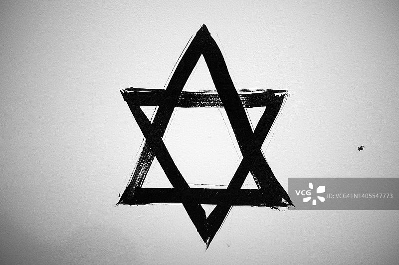 墙上的大卫之星图片素材