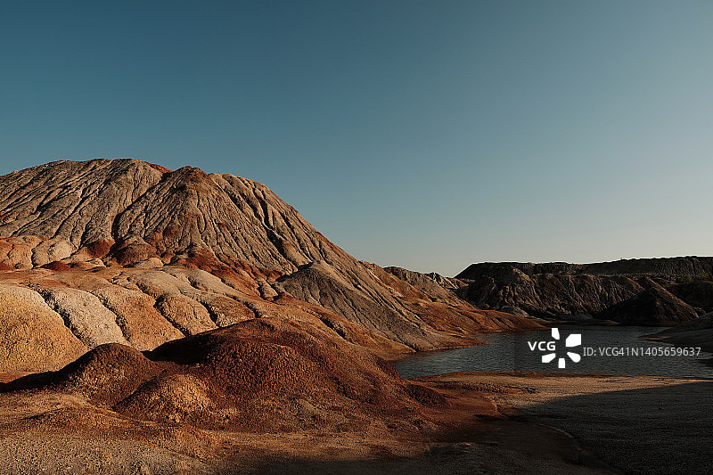 类似火星表面的乌拉尔超现实景观图片素材