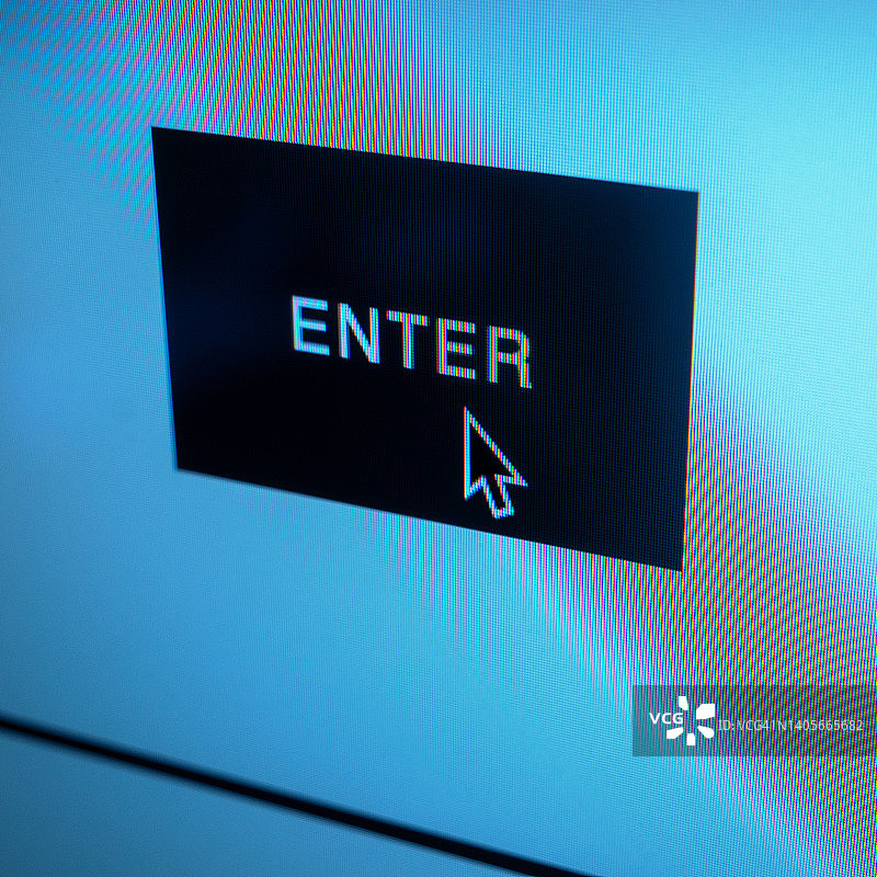 屏幕上的“进入”按钮图片素材