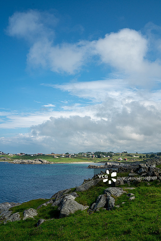 挪威桑德维风光图片素材