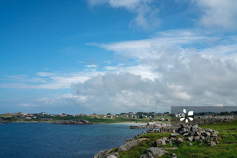 挪威桑德维风光图片素材