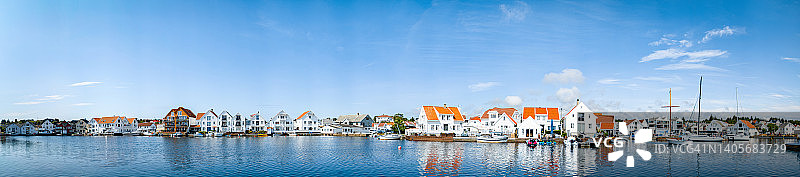 挪威斯库德内斯海滨景色图片素材