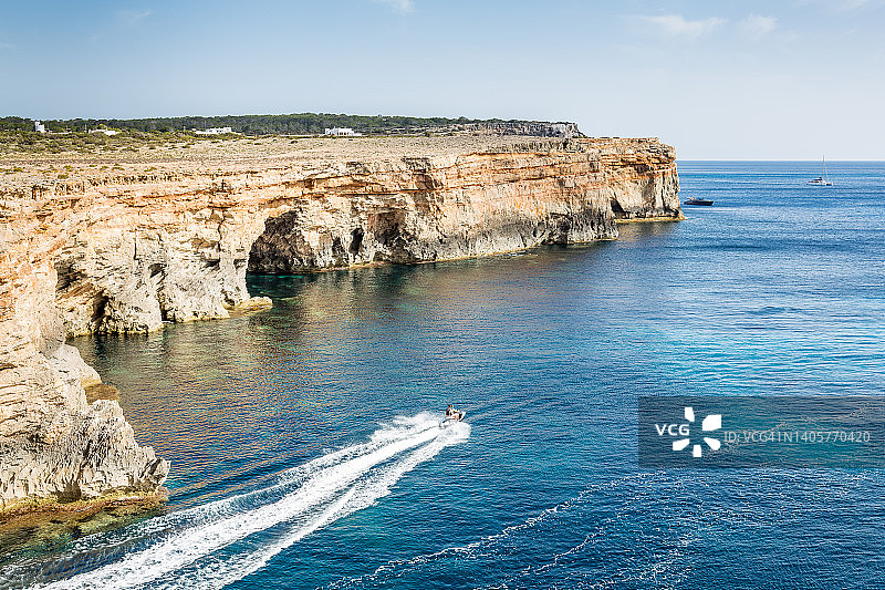 卡拉萨奥纳的摩托艇图片素材