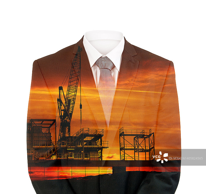 概念建筑商人图片素材